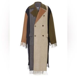 Loewe Multicolored Scarf Coat